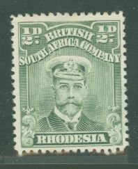 Rhodesia (1890-1923) #119v Unused Single