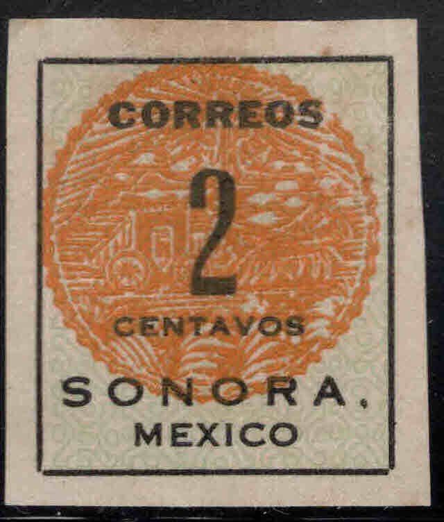 Mexico Scott 395  mint no gum stamp toned at top