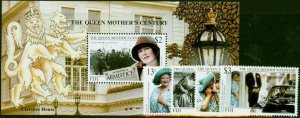 Fiji 1999 Queen Mother Set of 5 SG1059-MS1063 V.F MNH