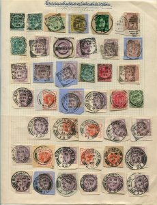 Great Britain Stamps - BIRMINGHAM, 75 Cancellations, Lot of 41