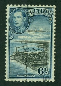 Ceylon 1938 #280 U SCV(2020)=$0.25