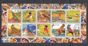 Ivory Coast. 2003 Cinderella issue. Various Birds and Owl sheet. ^