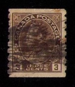 Canada Sc 129 Used Very Fine Perf 8 Vert.