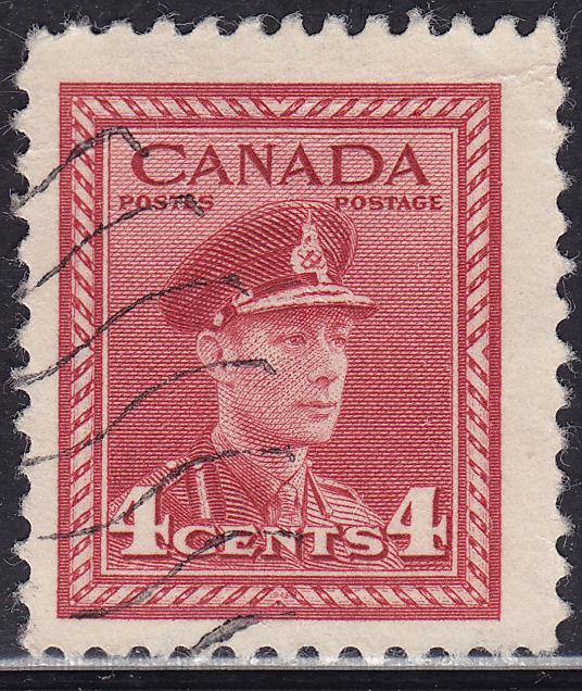 Canada 254 King George VI WWII War 1943