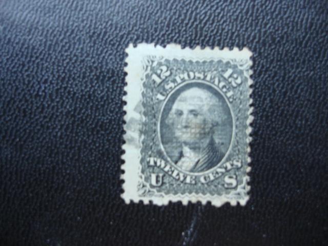 1867   SCOTT # 90  (E GRILL)  12c USED  F/VF SCV. $ 400.00