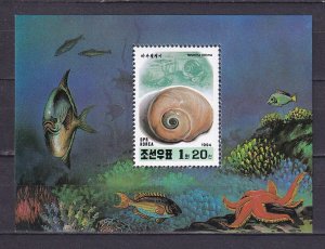 Korea 1994 Sea Shells MiBl305 Stamps Block MNH