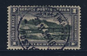 CONGO BELGE / BELGIAN CONGO - 1929 - PORT FRANCQUICAD NOIR (T.7A) sur COB PA2