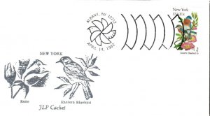 #1984 New York Birds - Flowers JLP FDC