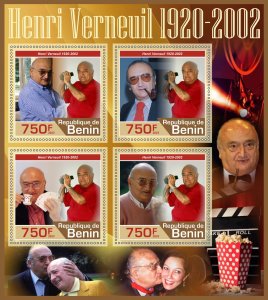 Stamps.People Armenia  Henry Verneuil   2023 year 1+1 sheets perforated