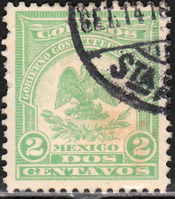 MEXICO 387, 2c DENVER ISSUE. USED. F-VF. (501)