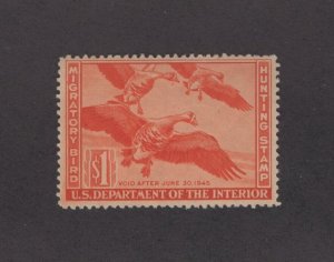 RW11 - Federal Duck Stamp. Single. MNH. OG.    #02 RW11a