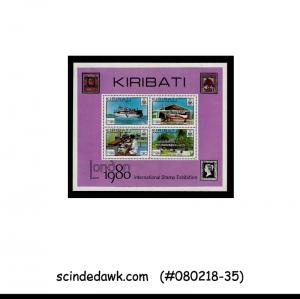 KIRIBATI - 1990 LONDON INTERNATIONAL  STAMP EXHIBITION - MIN/SHT  MNH