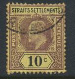 Straits Settlements Edward VII SG 115  Used  