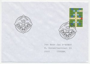 Cover / Postmark Belgium 1995 Chess