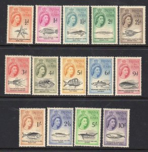 Tristan Da Cunha #28 -41 Mint Never Hinged Fish F886