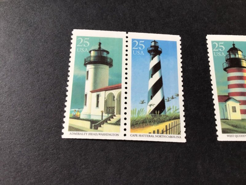 United States Lighthouses mint never hinged stamps A13053