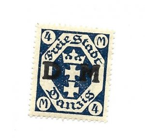 Danzig 1922 - M - Scott #O23 *
