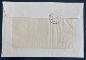 1944 Innsbruck Germany Registered first day Cover To Saar Semi Postal Stamps 