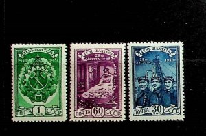 RUSSIA Sc 1248-50 NH ISSUE OF 1948 - MINERS - (AF24)