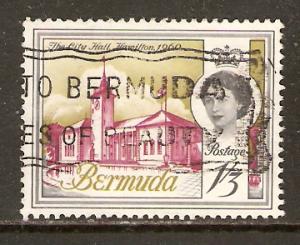 Bermuda   #184  Used (1962)  c.v. $0.25