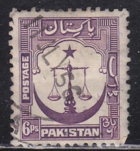 Pakistan 25 Scales of Justice 1948