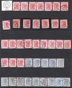 MOMEN: HONG KONG 10 PAGES COLLECTION TREATY PORTS USED CAT. £2,600 LOT #65588*