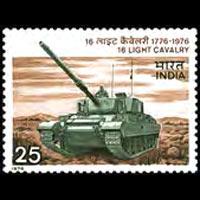 INDIA 1976 - Scott# 714 Armoured Corps Set of 1 NH