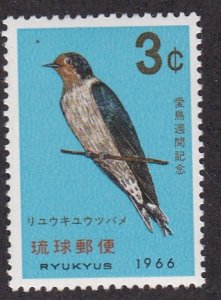 Ryukyu Islands # 143, Bungalow Swallow, LH