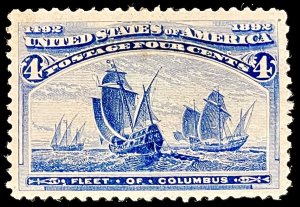 US #233 MINT OG H VF