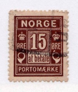 Norway stamps #J4,  used