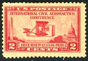 U.S. #649 MINT OG HR