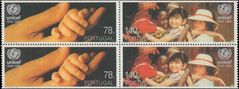 1996 Portugal #2095a, Complete Set, Booklet, Never Hinged