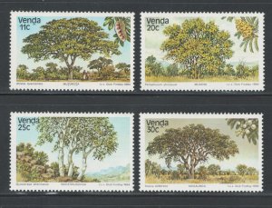 South Africa - Venda 1984 Trees Scott # 92 - 95 MNH