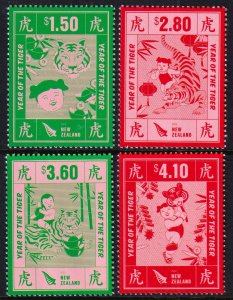 New Zealand 2021 - 2022 Year of the Tiger Complete Mint MNH Set