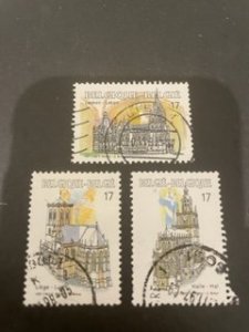 Belgium sc  1657-1659 u comp set