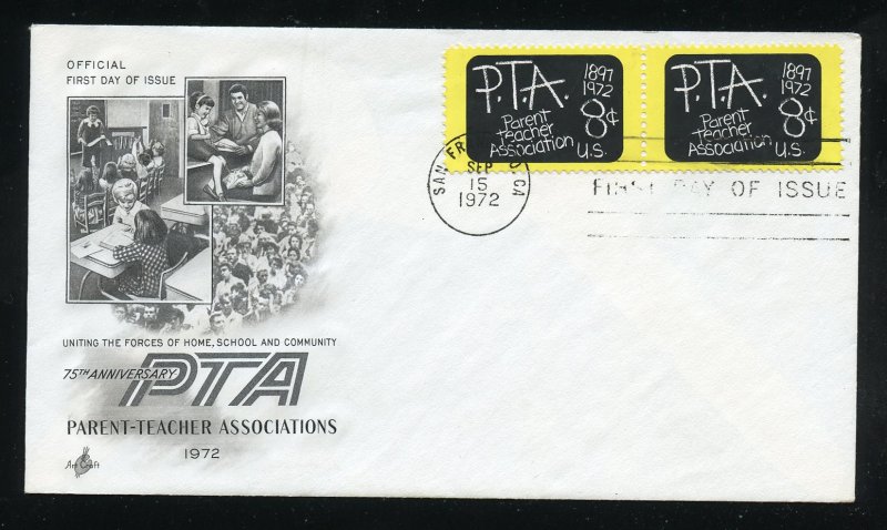 US 1463 Parent Teacher Assoc. UA ArtCraft cachet FDC 