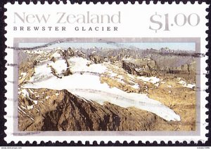 NEW ZEALAND 1992 $1.00 Multicoloured New Zealand Glaciers SG1678 FU