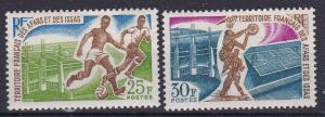 Afars and Issas 315-16 MNH 1967 Soccer