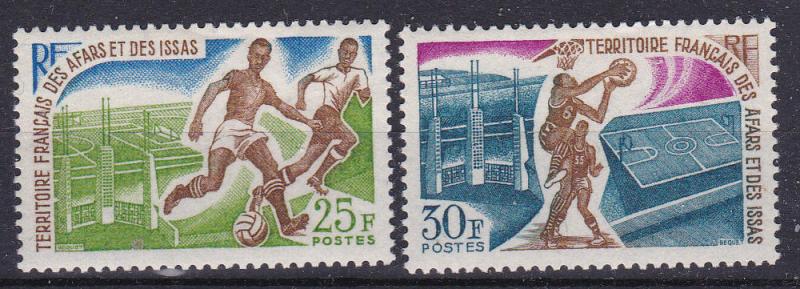 Afars and Issas 315-16 MNH 1967 Soccer