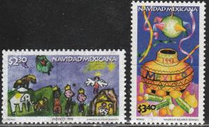 MEXICO 2107-2108, Christmas Season, 1998. MINT, NH. VF. (69)