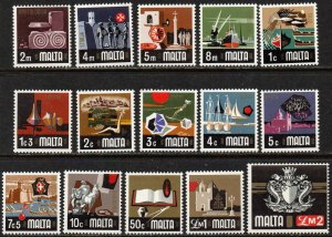 Malta Sc #454-468 Mint Hinged