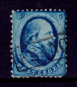 Netherlands - Scott #4 - Used - Rnd. cnr. and small thin LR - SCV $16