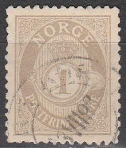 Norway #47a F-VF Used  CV $45.00  (S2195)