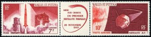 French Colonies, Wallis & Fetuna #C23a (YT PA25A) Cat€10, 1965 Satellite, s...