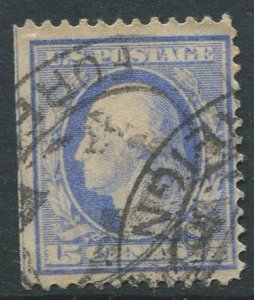 STAMP STATION PERTH USA #340 Franklin Issue Wmk 191 FU 1908-09