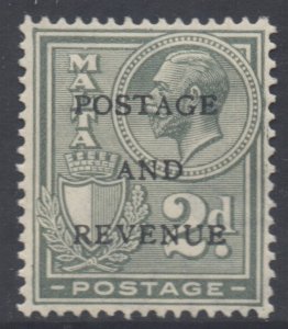 Malta Scott 154 - SG180, 1928 George V 2d MH*