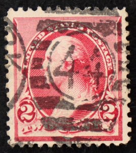 U.S. Used Stamp Scott #219D 2c Washington. CDS 44 Duplex Cancel. Choice!