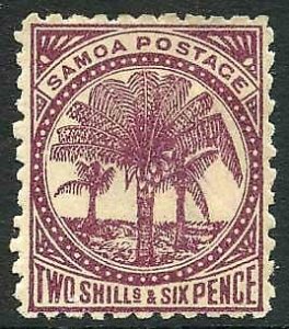 Samoa SG64b 6d Wmk Reversed M/M