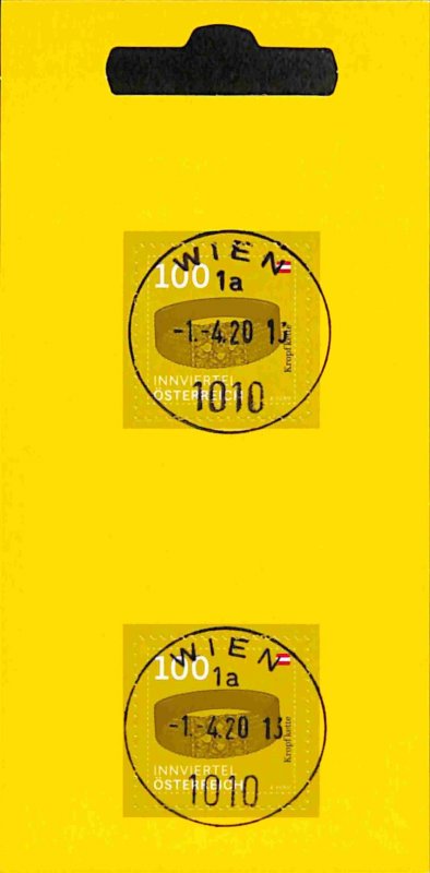Austria Mi3519 luxury canceled self-adhesive  Folk art