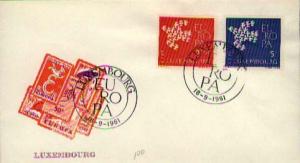 Luxembourg, First Day Cover, Europa